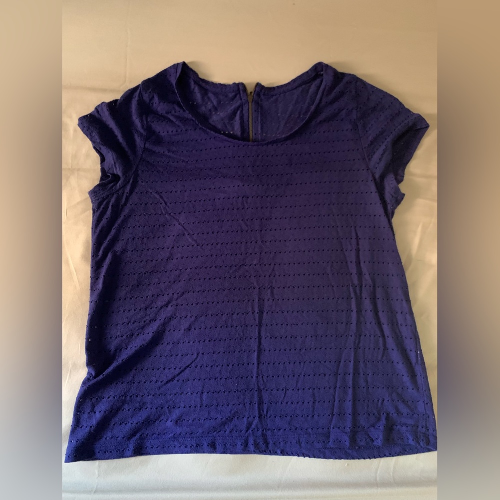 Zara brand t-shirt.Fabric is a knit with tiny holes Great for summer to keep coo